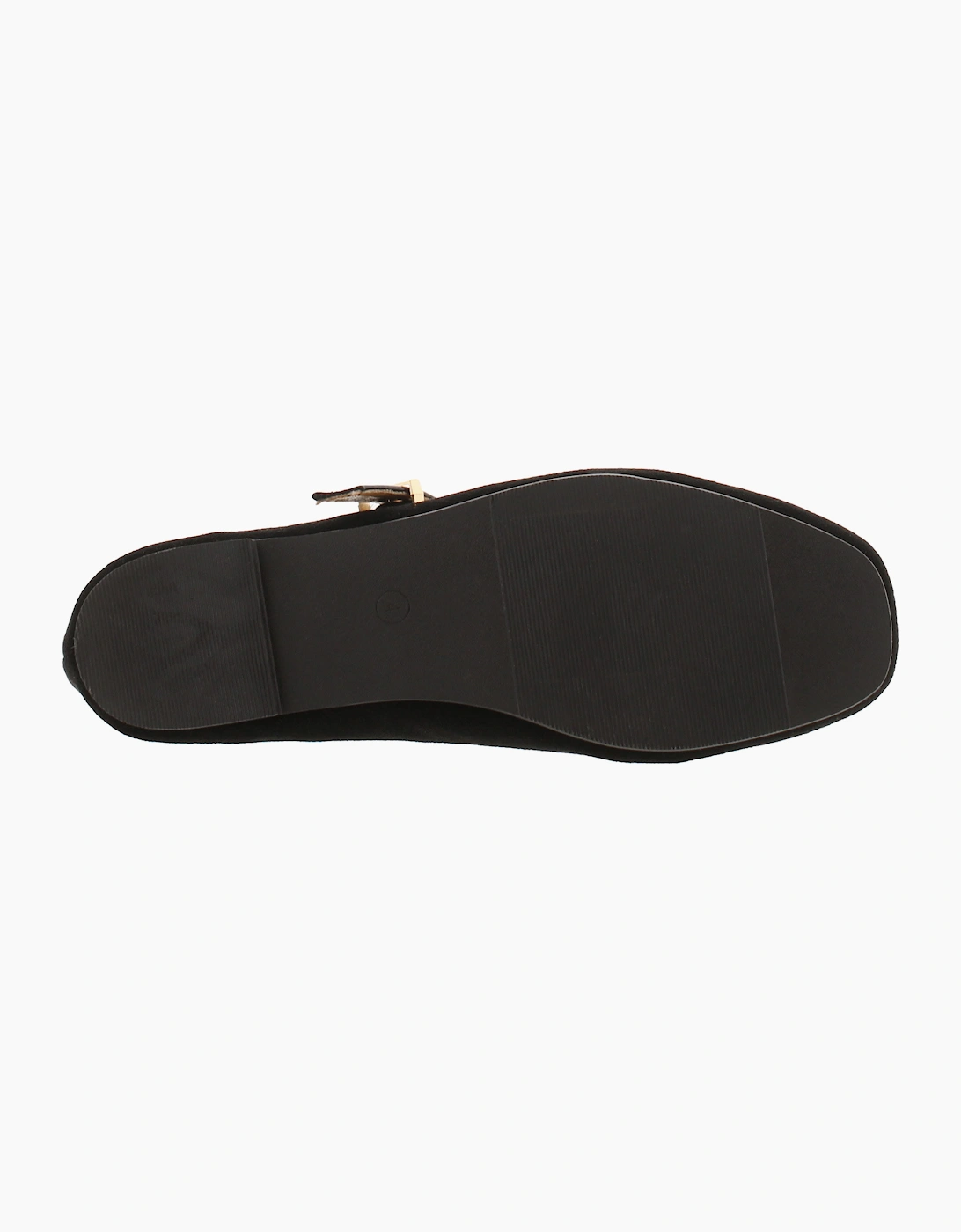 Truffle Womens Flat Shoes Brava Buckle black UK Size