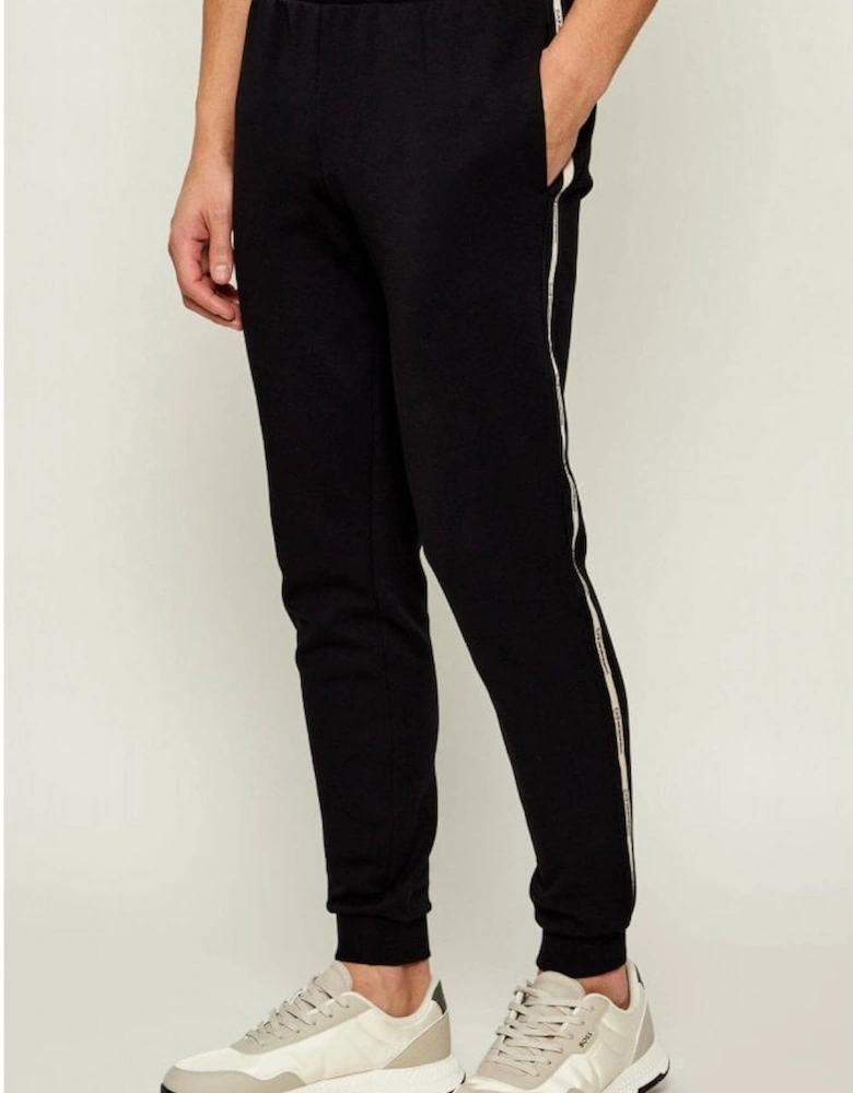 Tape Logo Jogger - Black