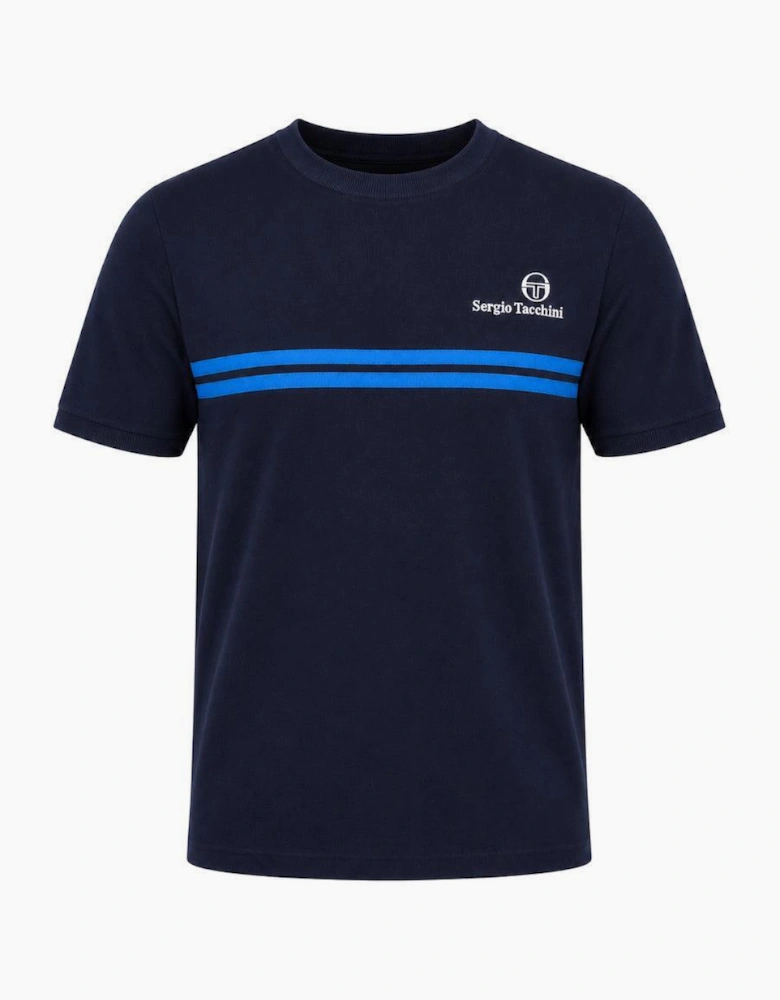 Sergio Tacchini New Supermac T-Shirt Maritime Blue/Princess Blue