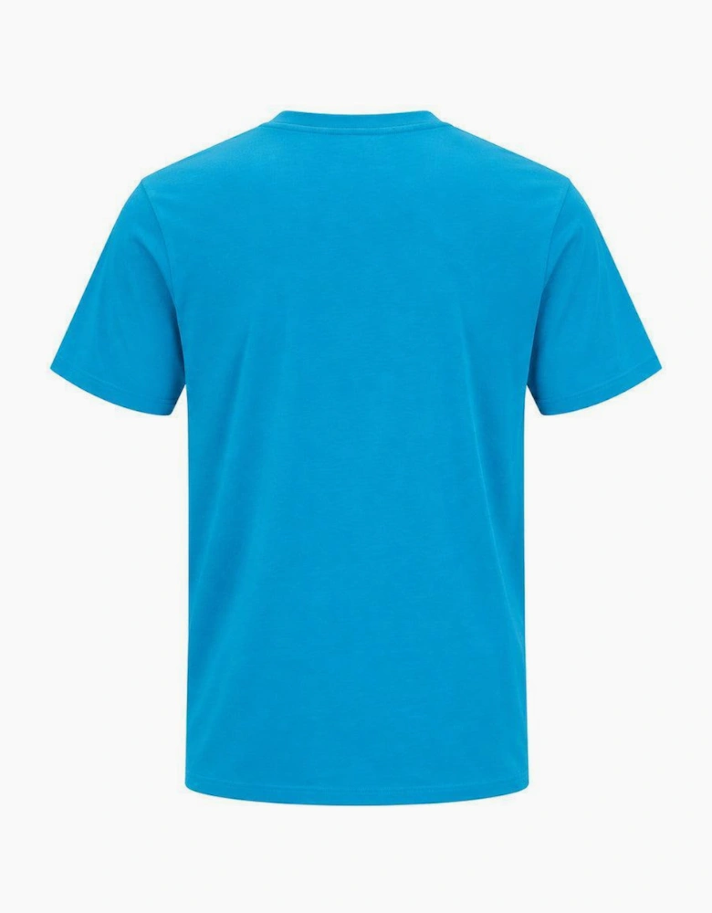 BOSS Contrast Logo RN T-Shirt Turquoise/Aqua