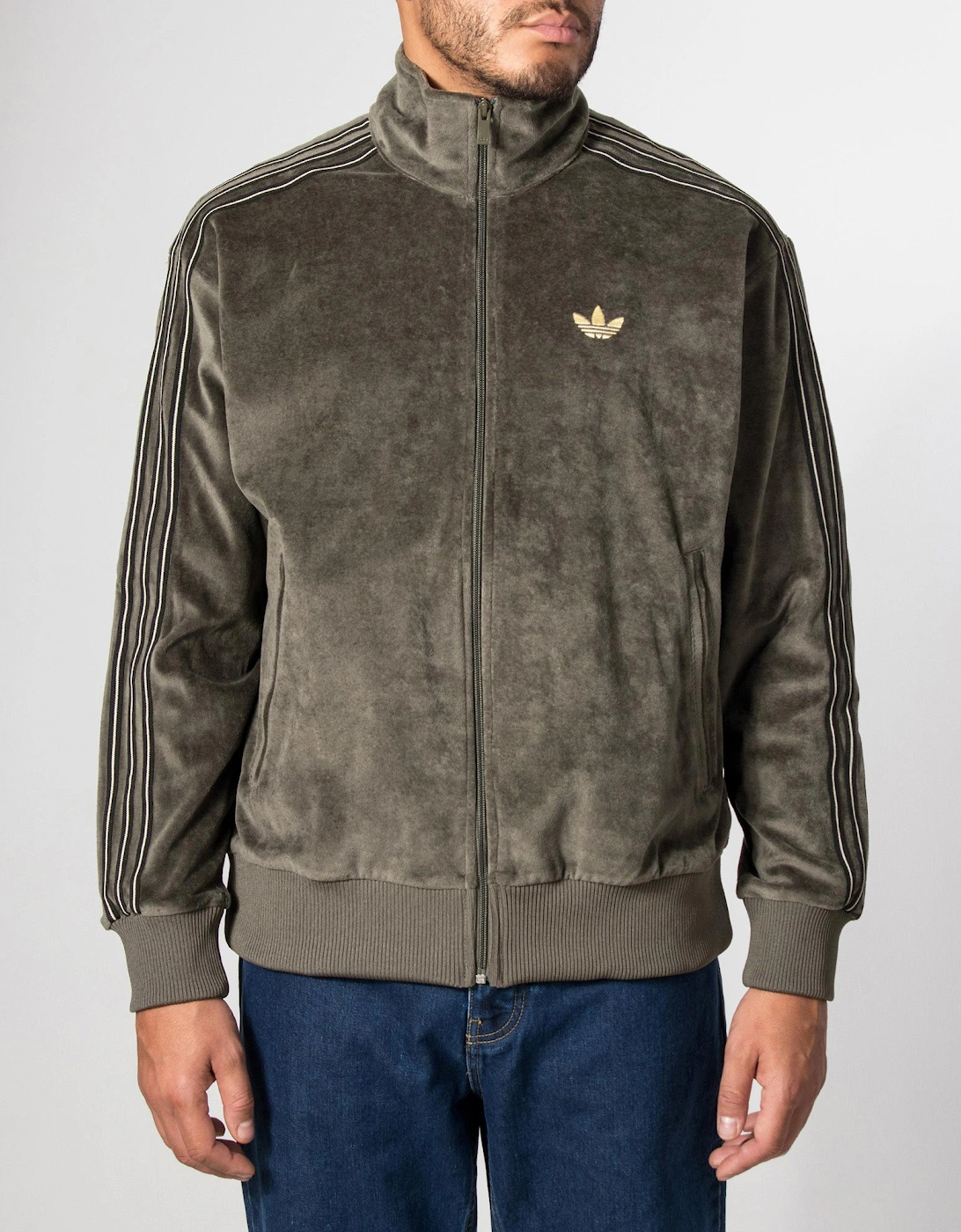 Loose Fit Firebird Velour Track Top (Fits big to Size)