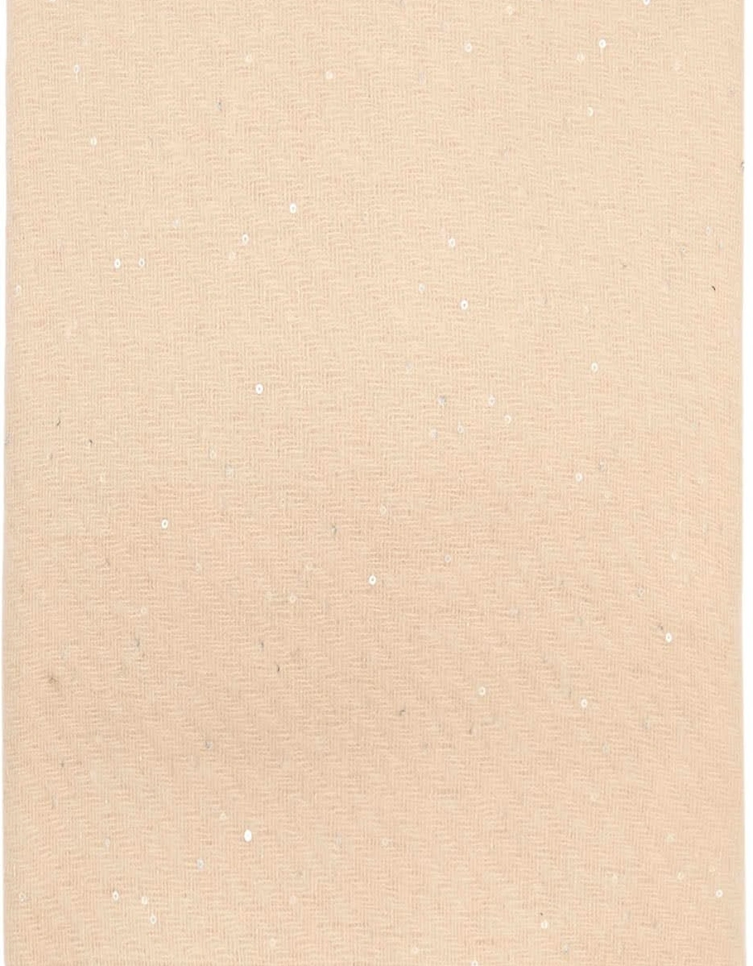 Cream Sequin Detail Scarf