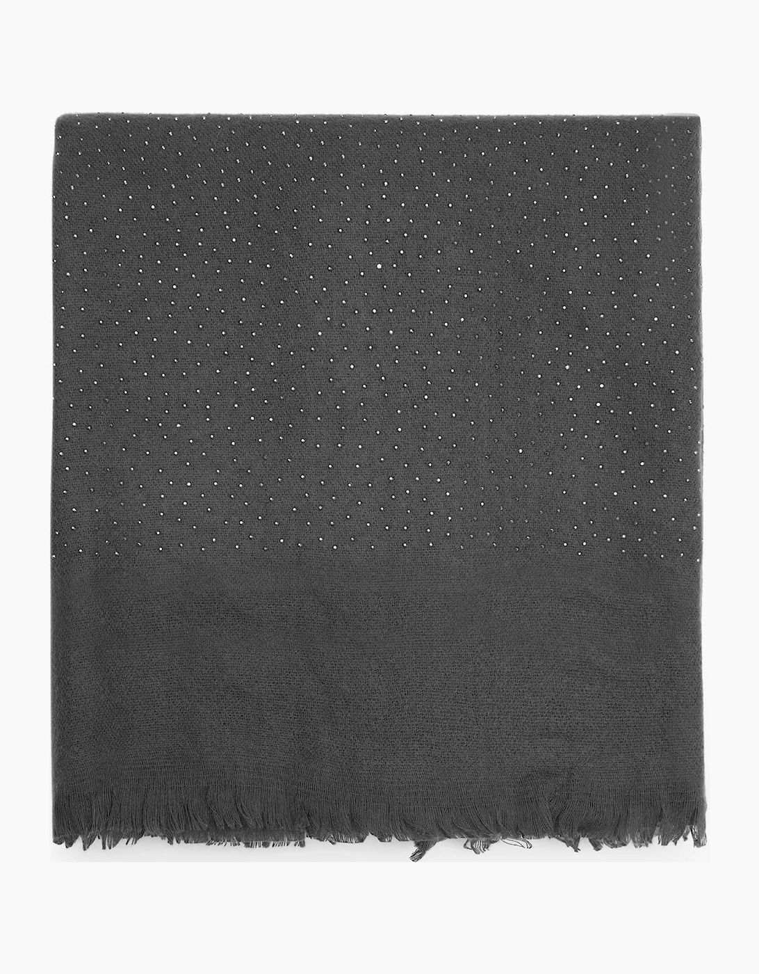 Charcoal Silver Stud Scarf