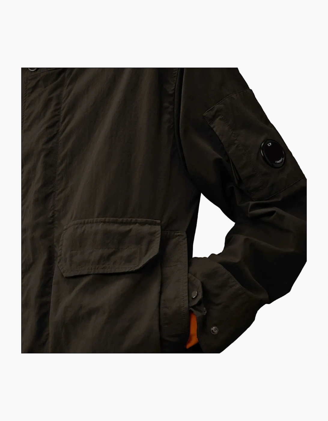 Twill Hooded Lens Jacket