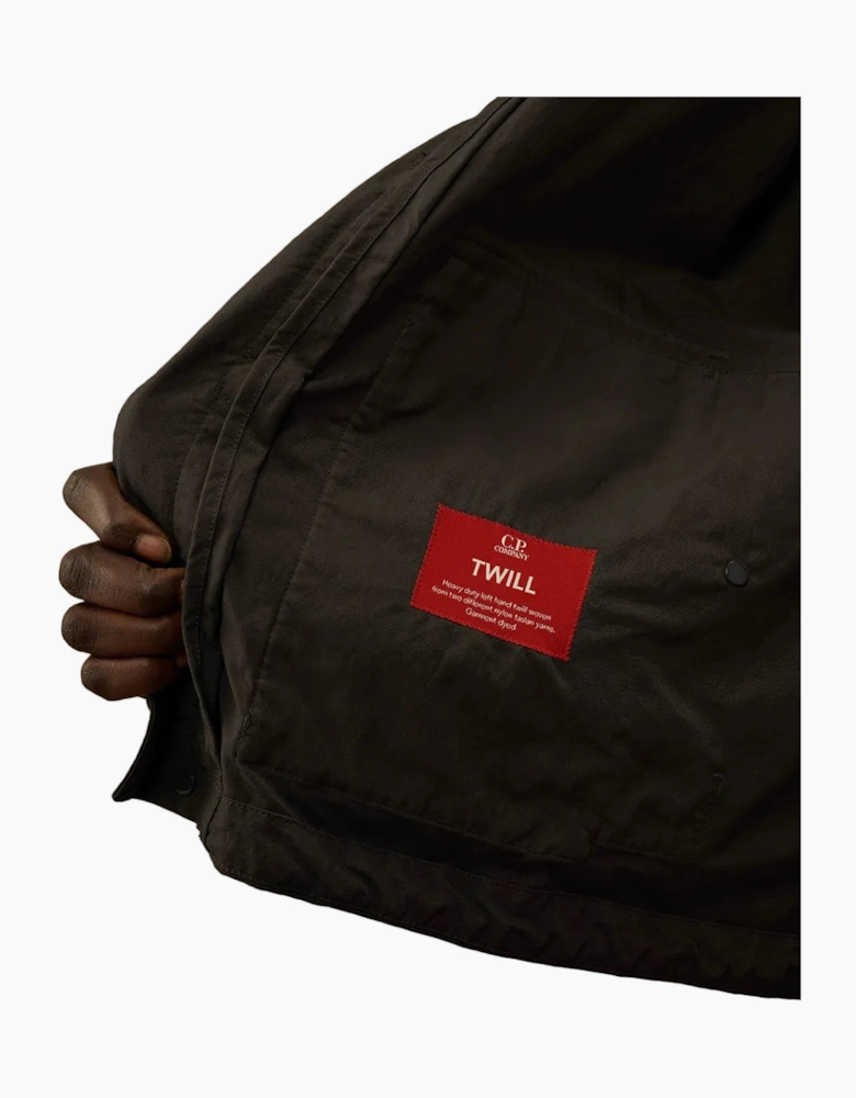 Twill Hooded Lens Jacket