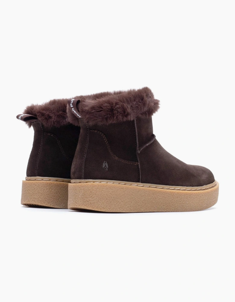 Hush Puppies Becca Ankle Boots Womens Ankle Boots Chocolate
