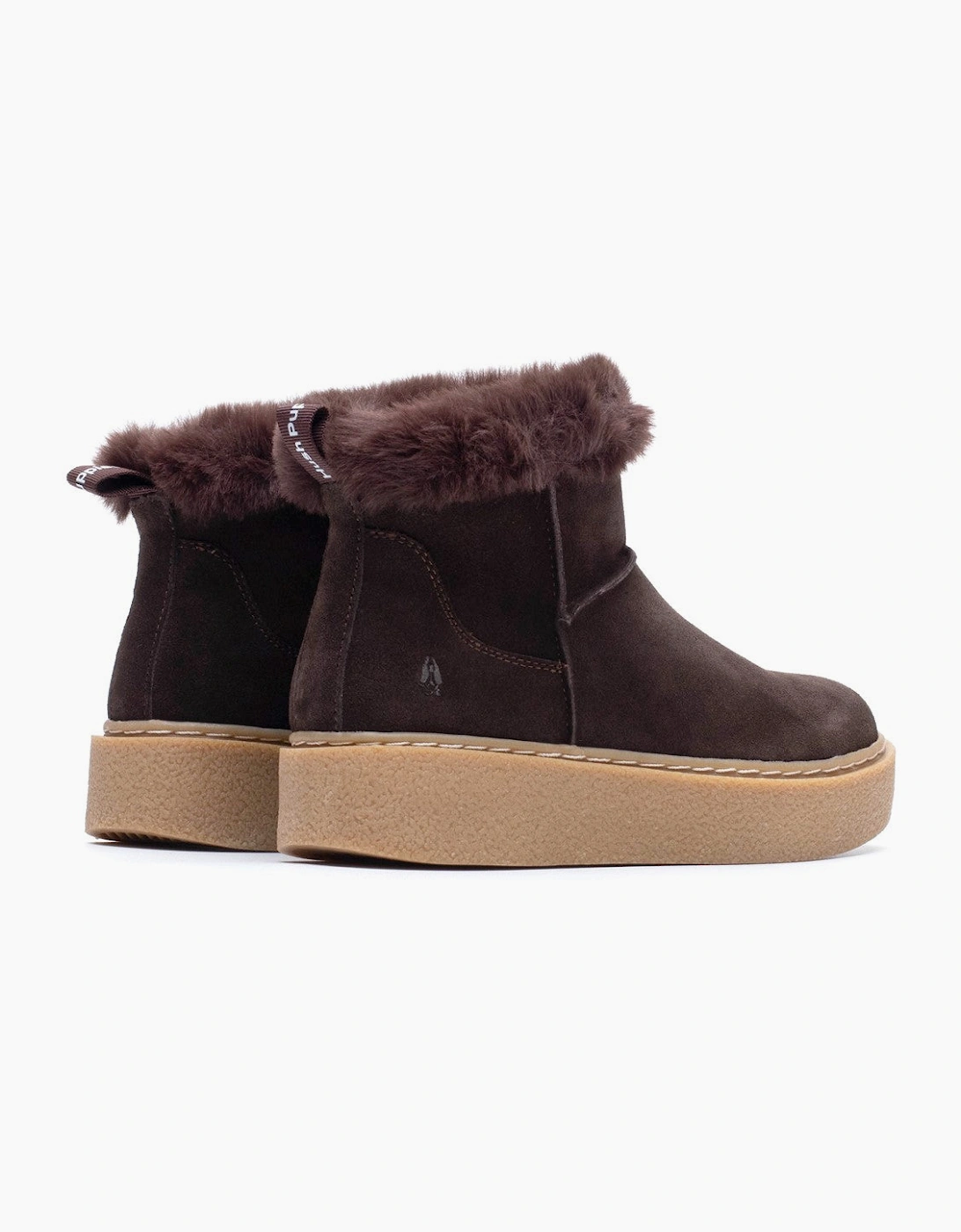 Hush Puppies Becca Ankle Boots Womens Ankle Boots Chocolate