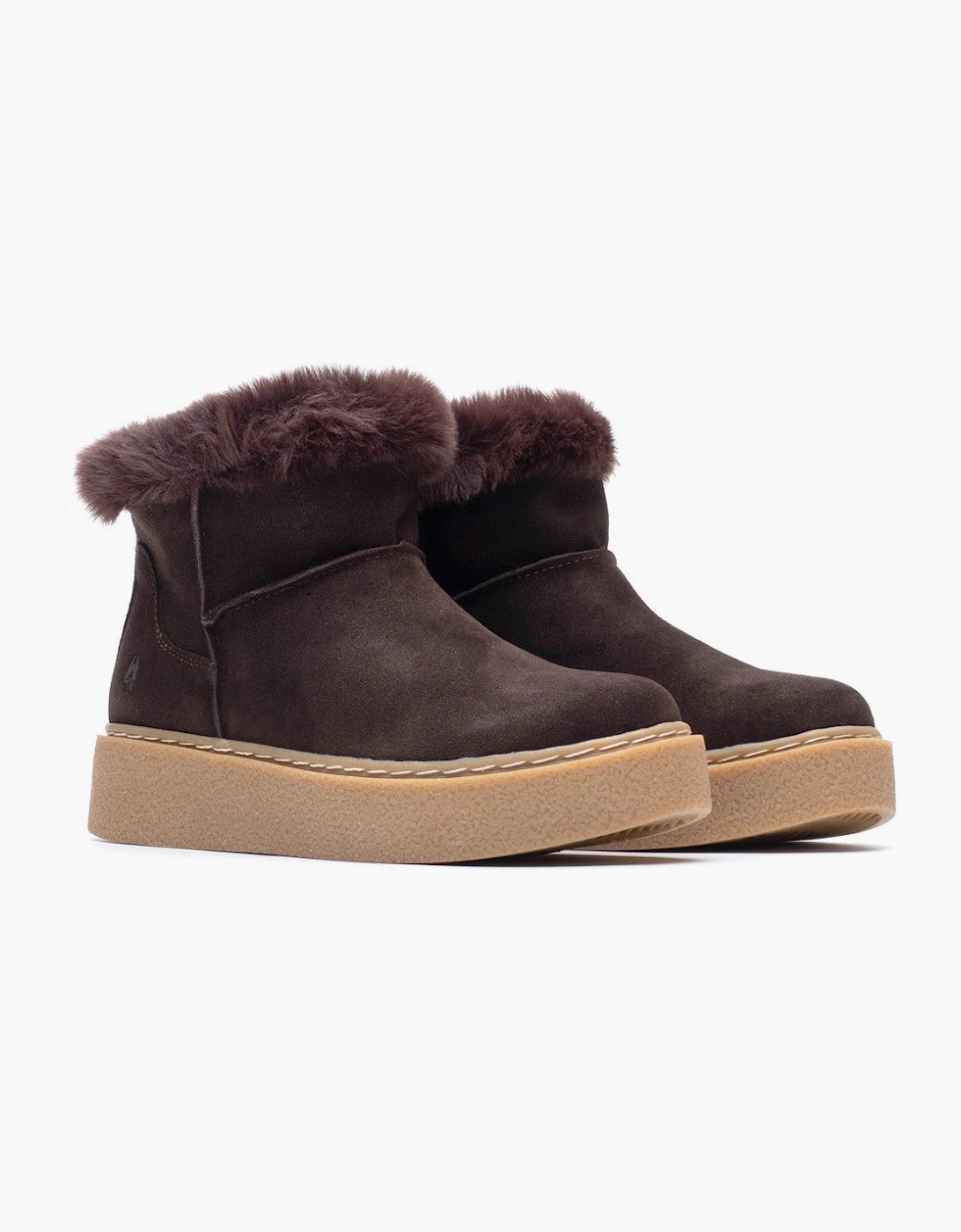 Hush Puppies Becca Ankle Boots Womens Ankle Boots Chocolate