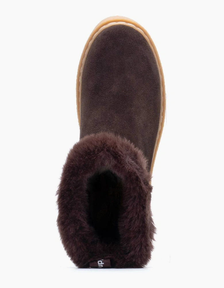 Hush Puppies Becca Ankle Boots Womens Ankle Boots Chocolate