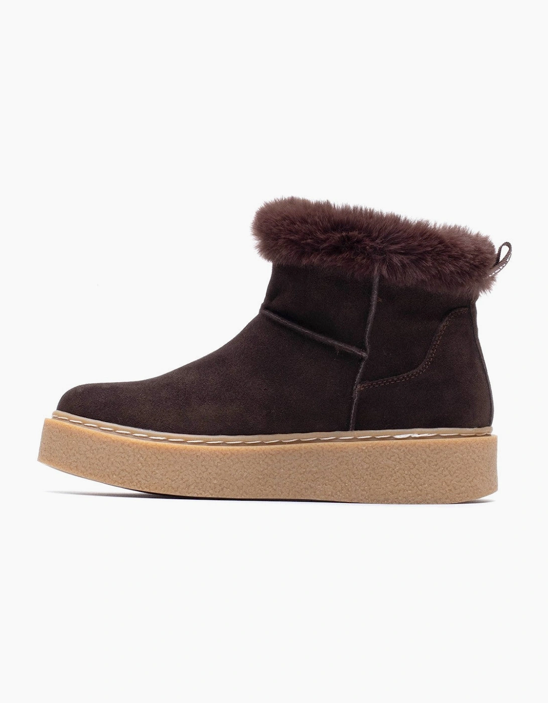 Hush Puppies Becca Ankle Boots Womens Ankle Boots Chocolate