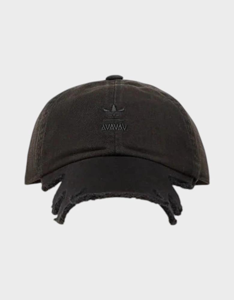 AVAVAV Raw Edge Distressed Cap Black