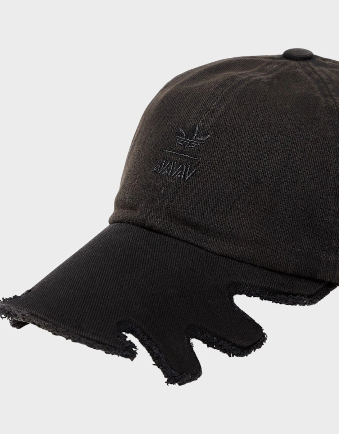 AVAVAV Raw Edge Distressed Cap Black