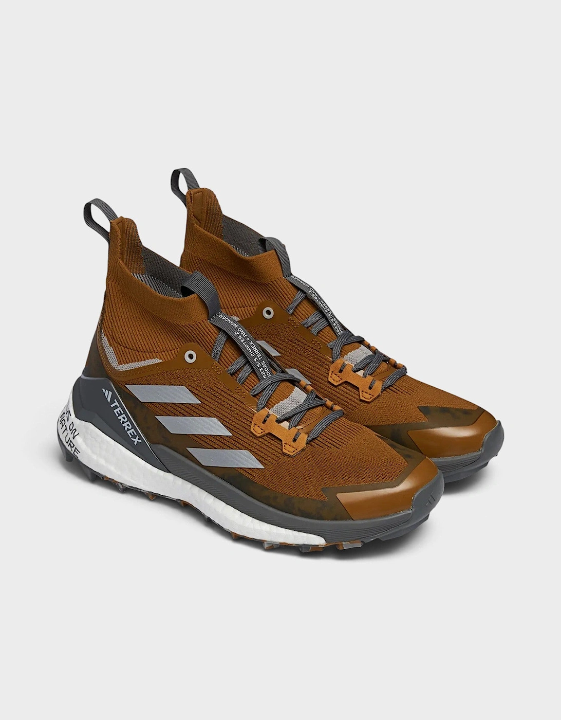 And Wander Terrex Free Hiker 2 Bronze Strata Matte Silver Grey Four