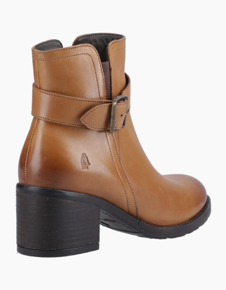 Hush Puppies Hensley Buckle Boot Womens Ankle Boots Tan