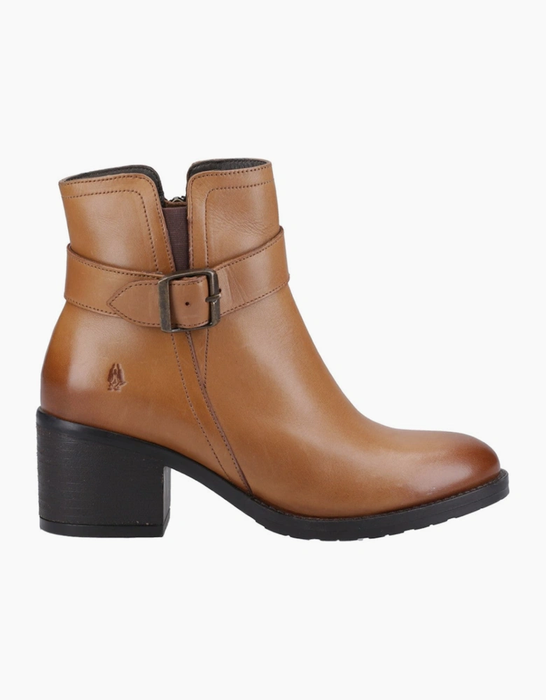 Hush Puppies Hensley Buckle Boot Womens Ankle Boots Tan