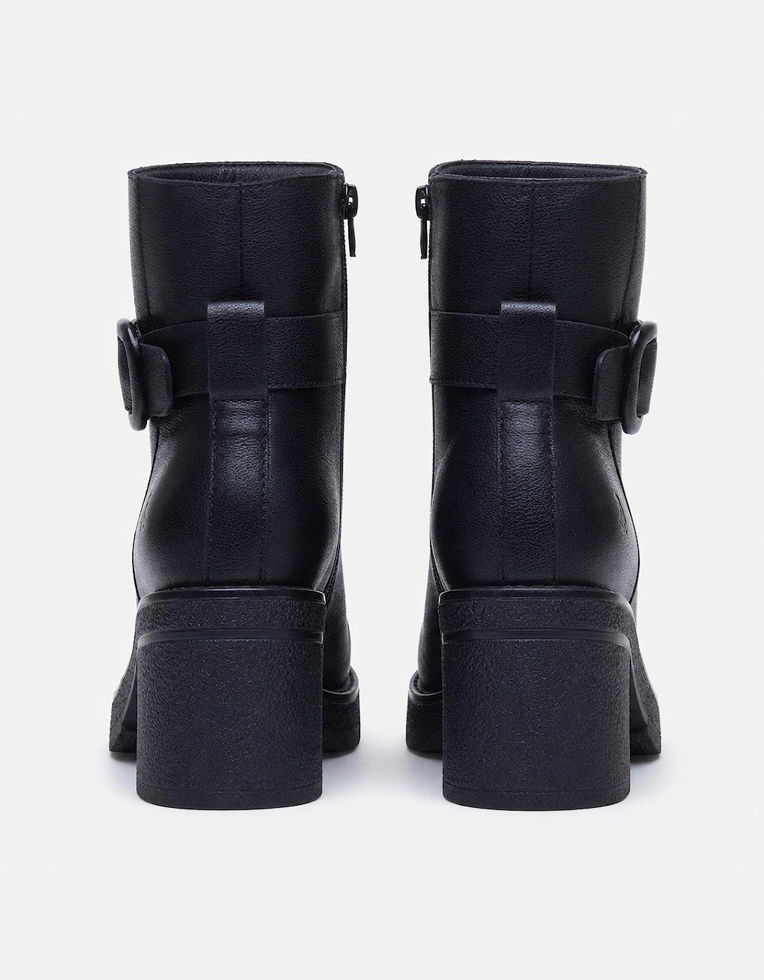 Hush Puppies Fearne Leather Boot Womens Ankle Boots Black