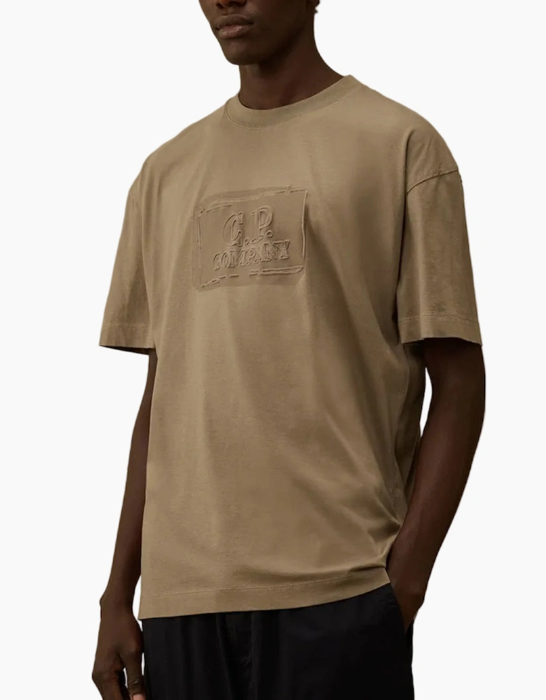 Embossed Logo Jersey T-Shirt