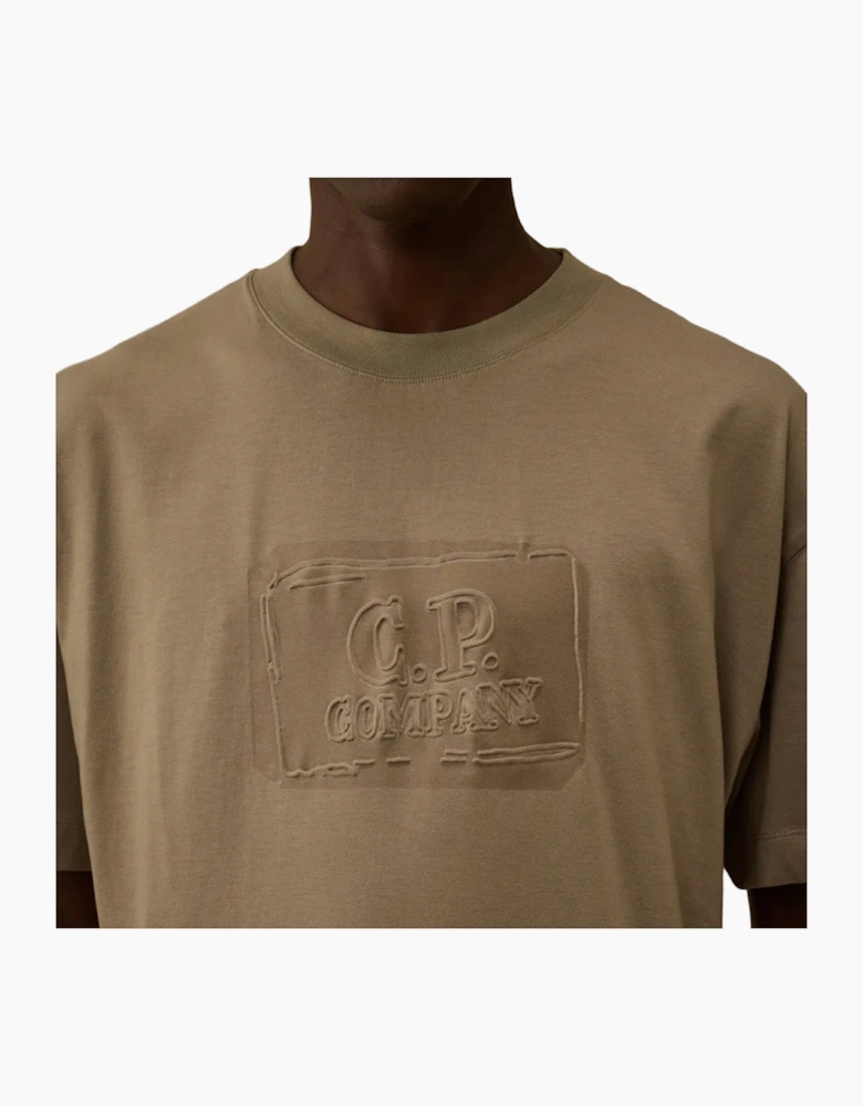 Embossed Logo Jersey T-Shirt
