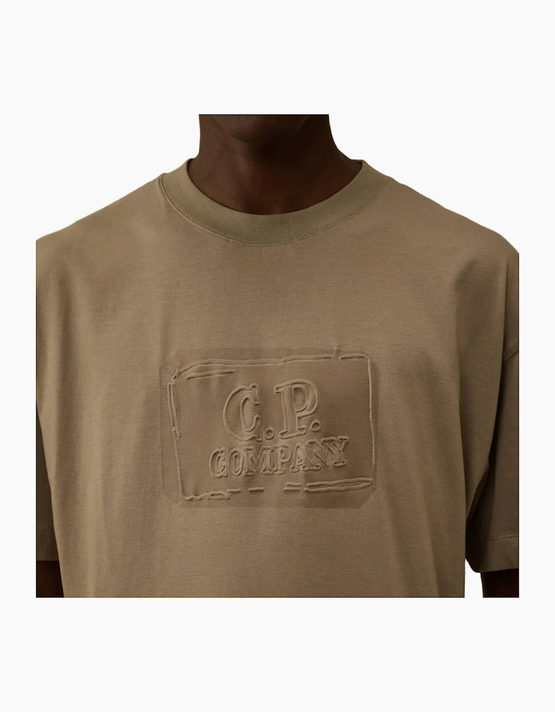 Embossed Logo Jersey T-Shirt