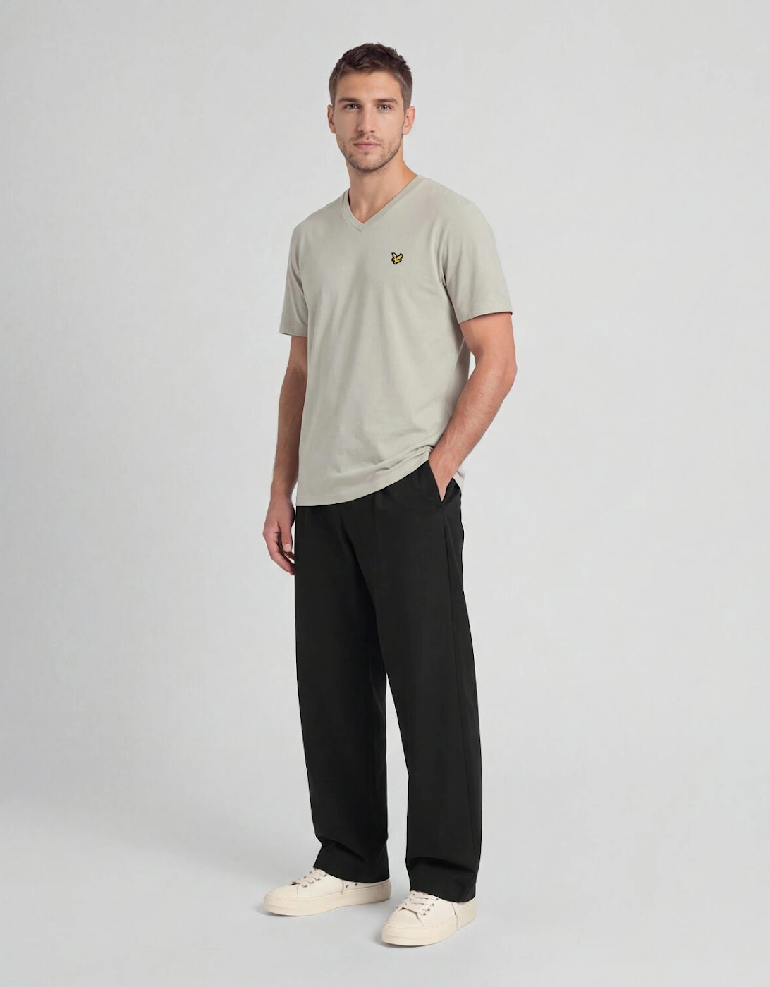 Cotton V-Neck T-Shirt