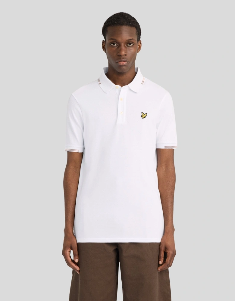 Fine Cotton Tipped Polo Shirt