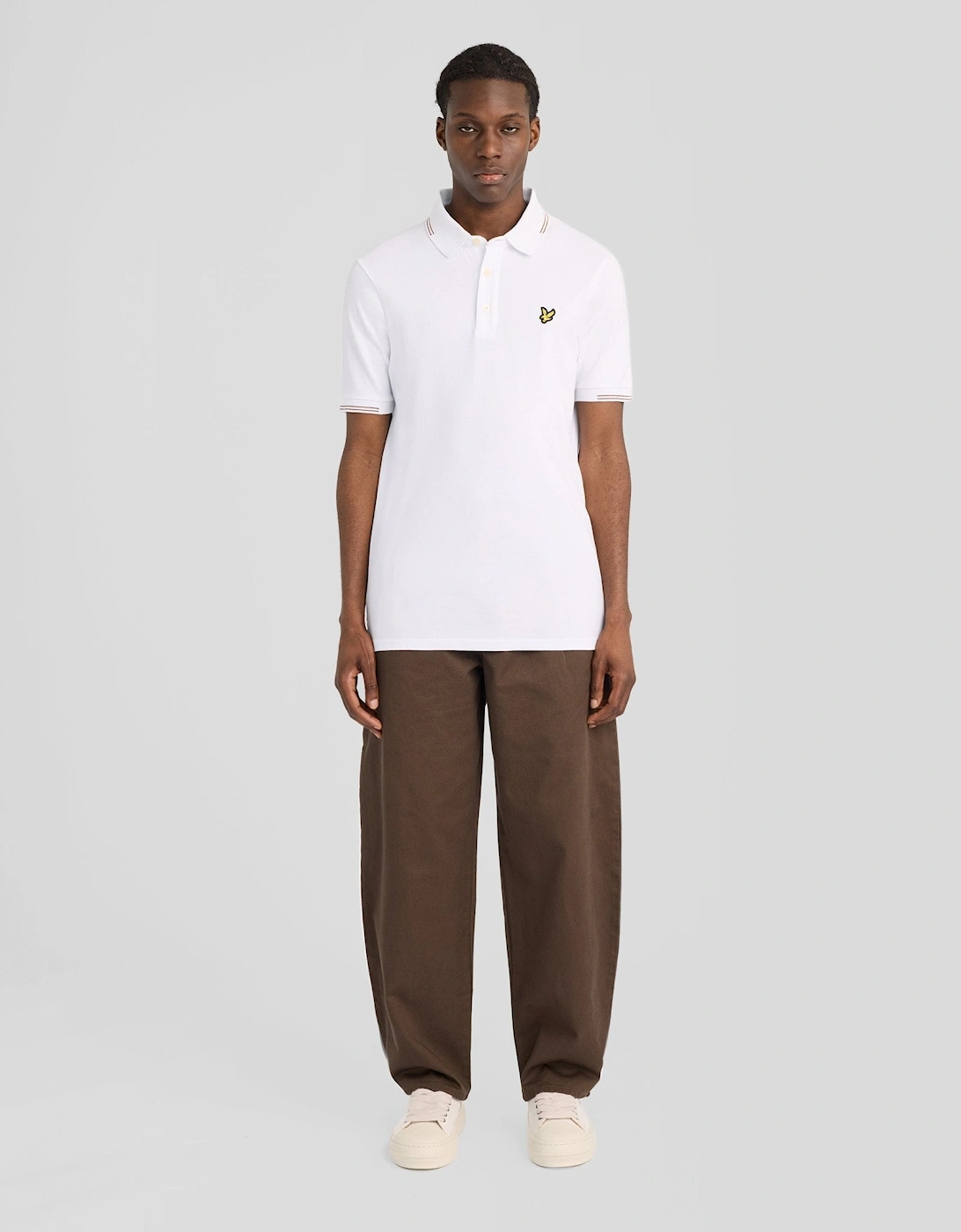 Fine Cotton Tipped Polo Shirt