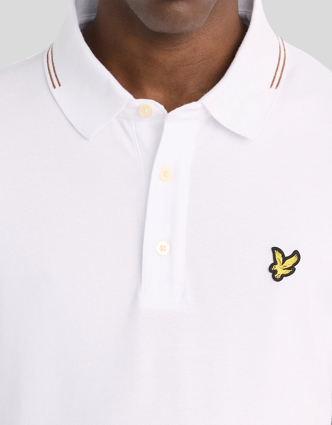 Fine Cotton Tipped Polo Shirt