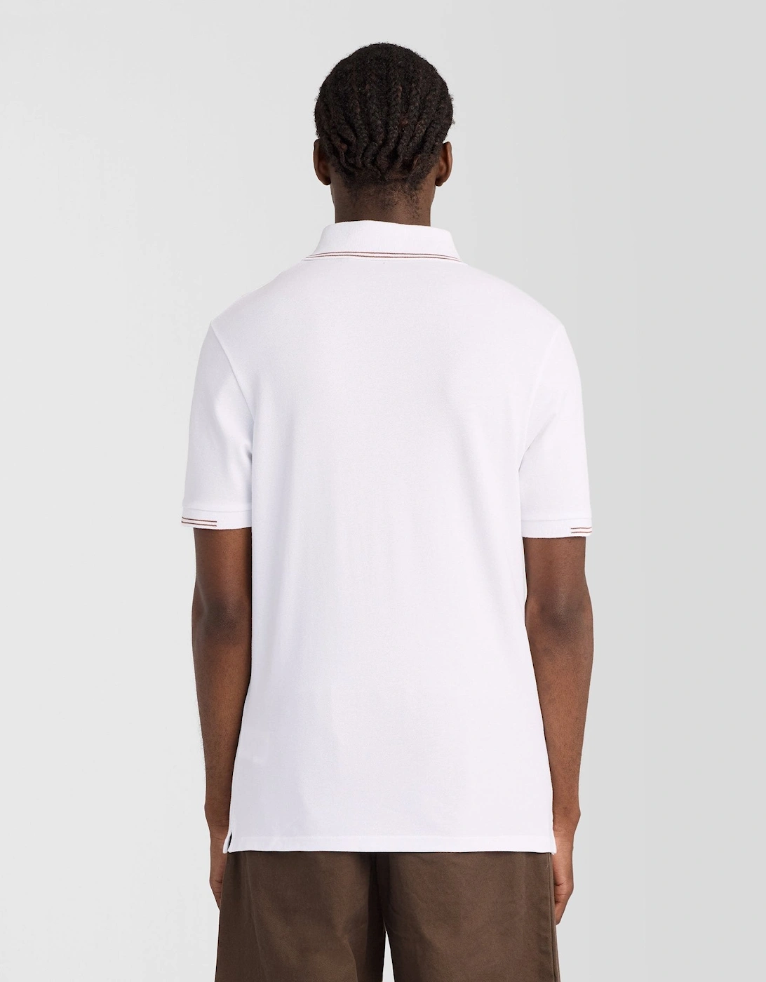 Fine Cotton Tipped Polo Shirt