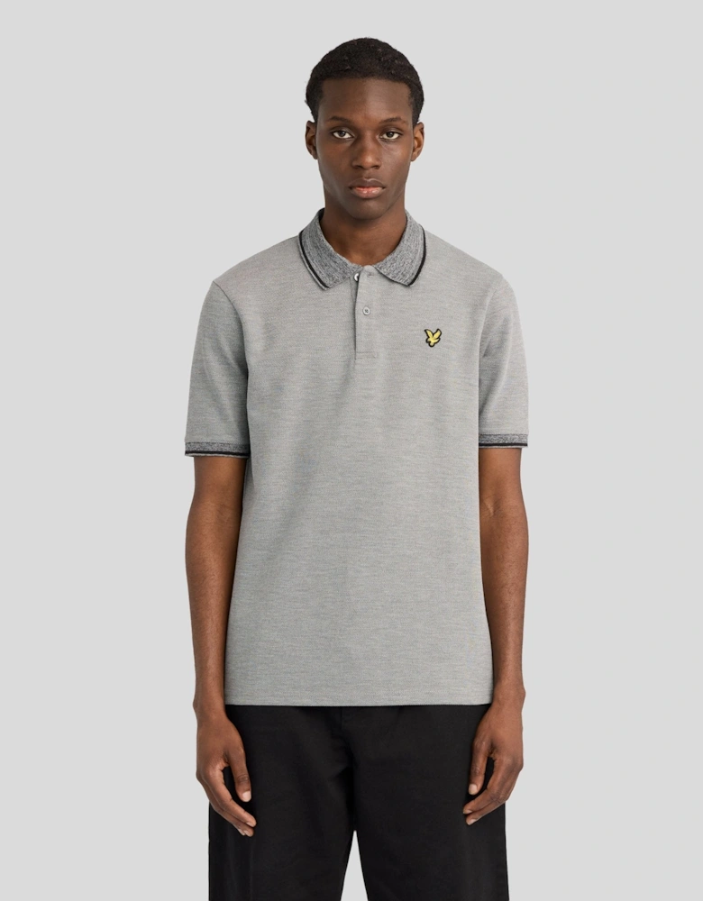 Static Marl Collar Polo Shirt