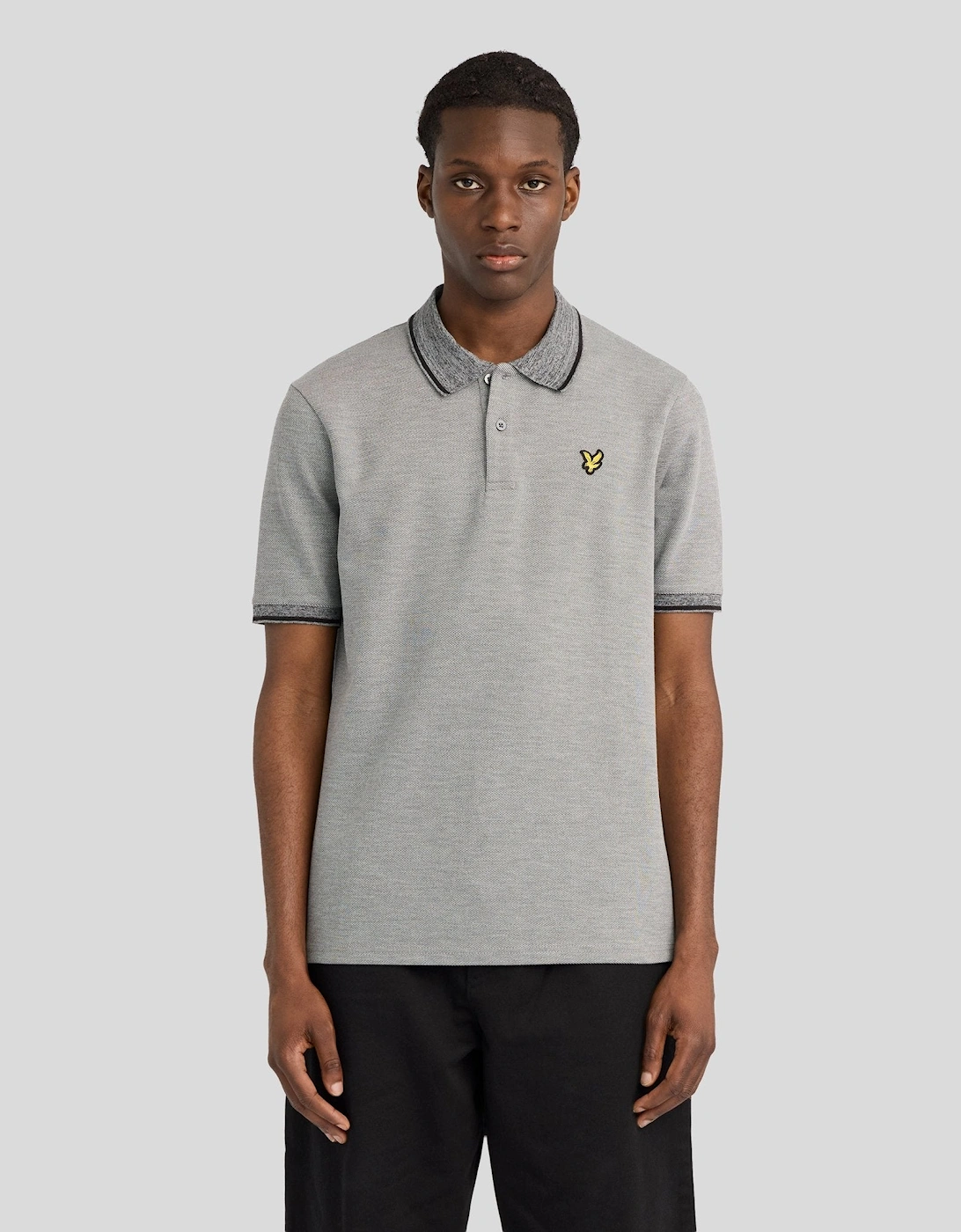 Static Marl Collar Polo Shirt