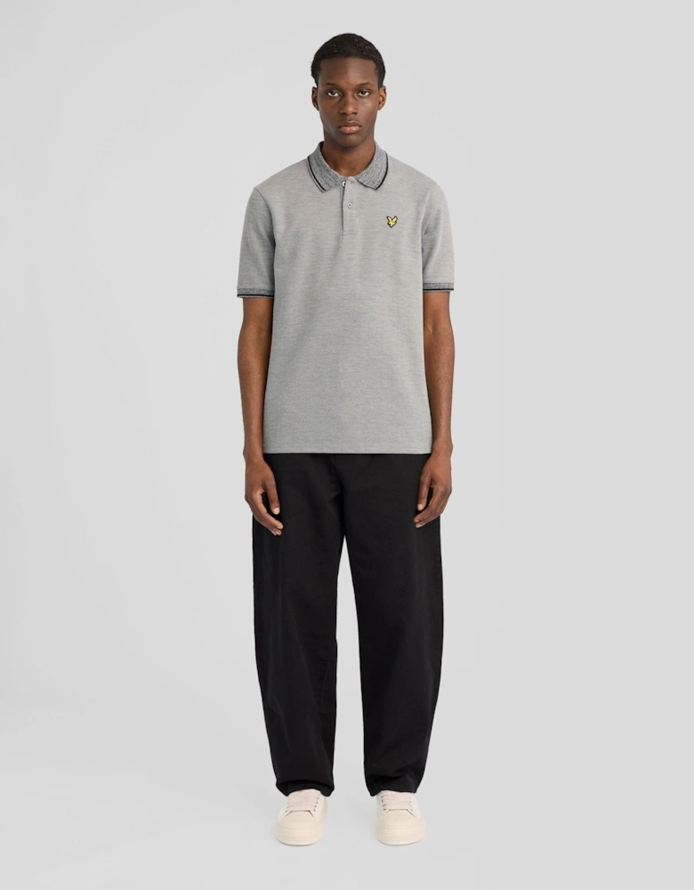 Static Marl Collar Polo Shirt
