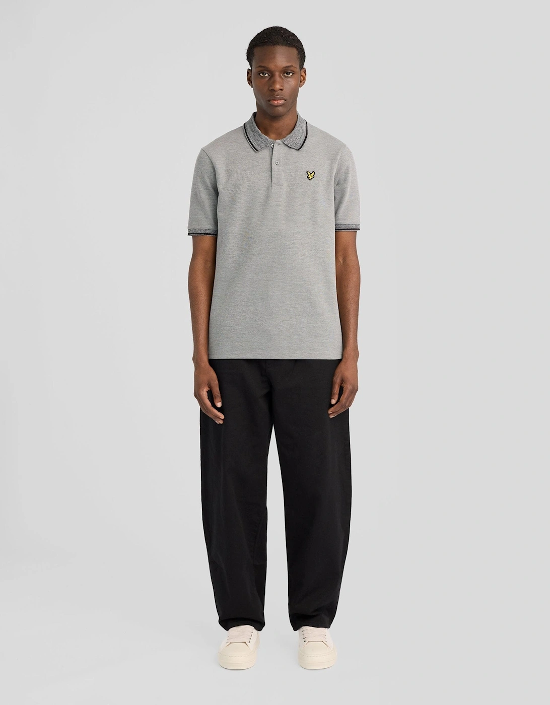 Static Marl Collar Polo Shirt