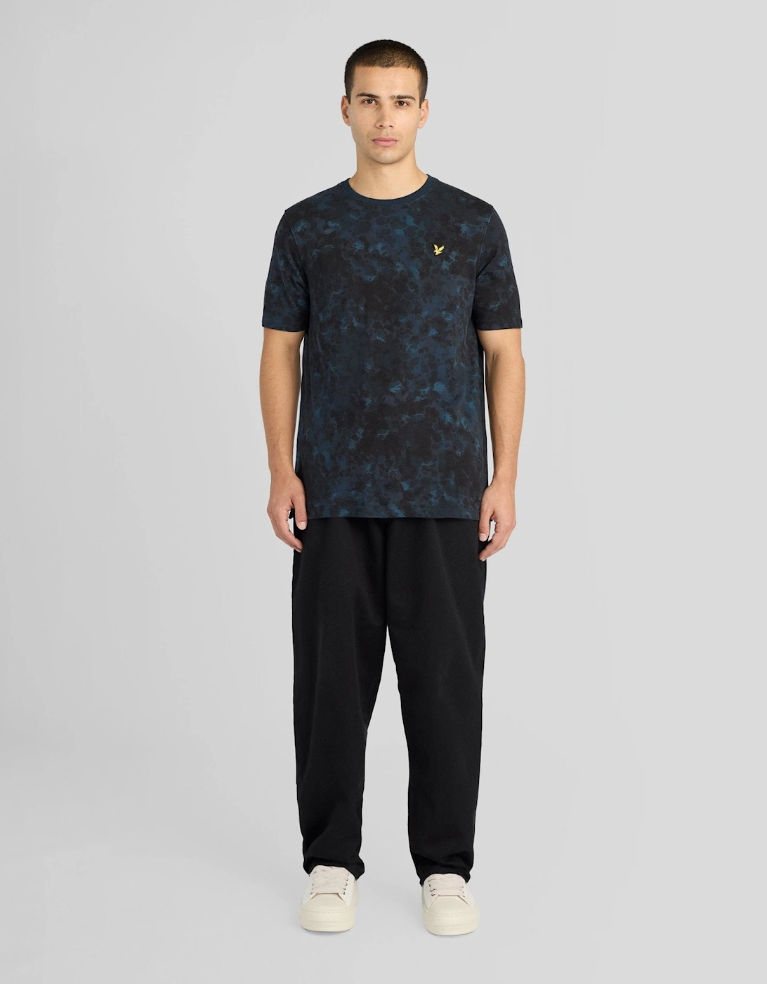Digital Animal Print Script T-Shirt