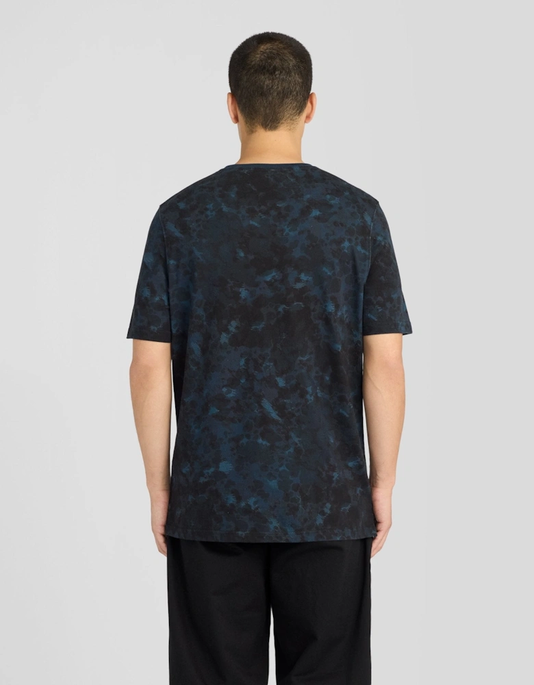 Digital Animal Print Script T-Shirt