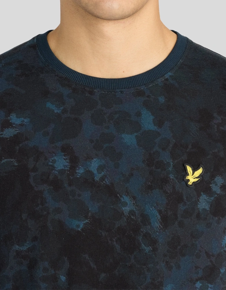 Digital Animal Print Script T-Shirt