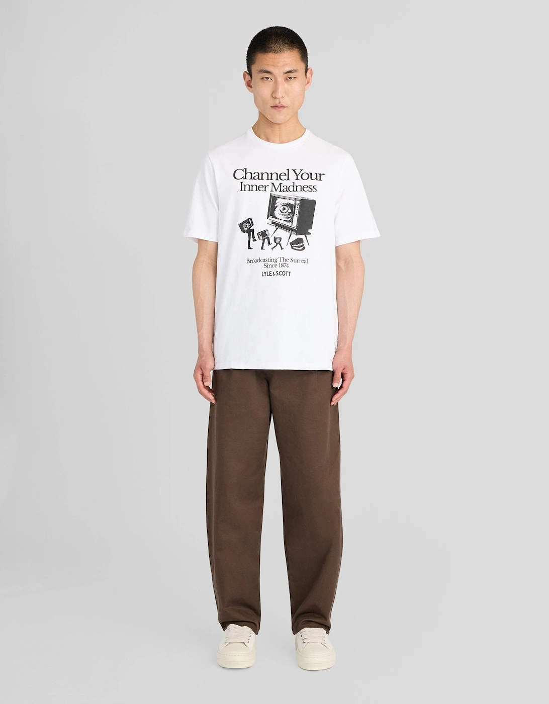 TV Channel Chest Graphic T-Shirt
