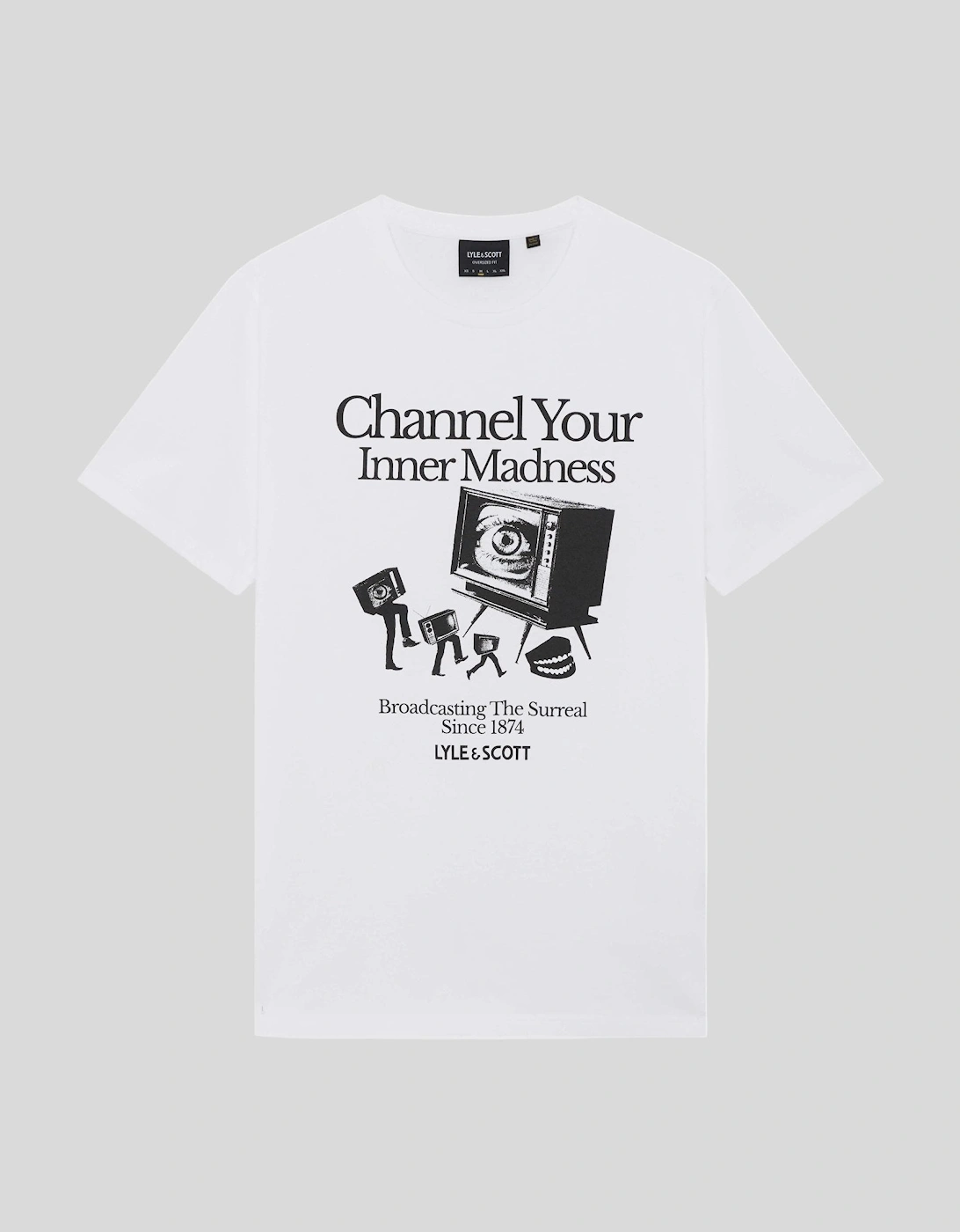 TV Channel Chest Graphic T-Shirt