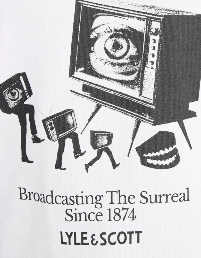 TV Channel Chest Graphic T-Shirt