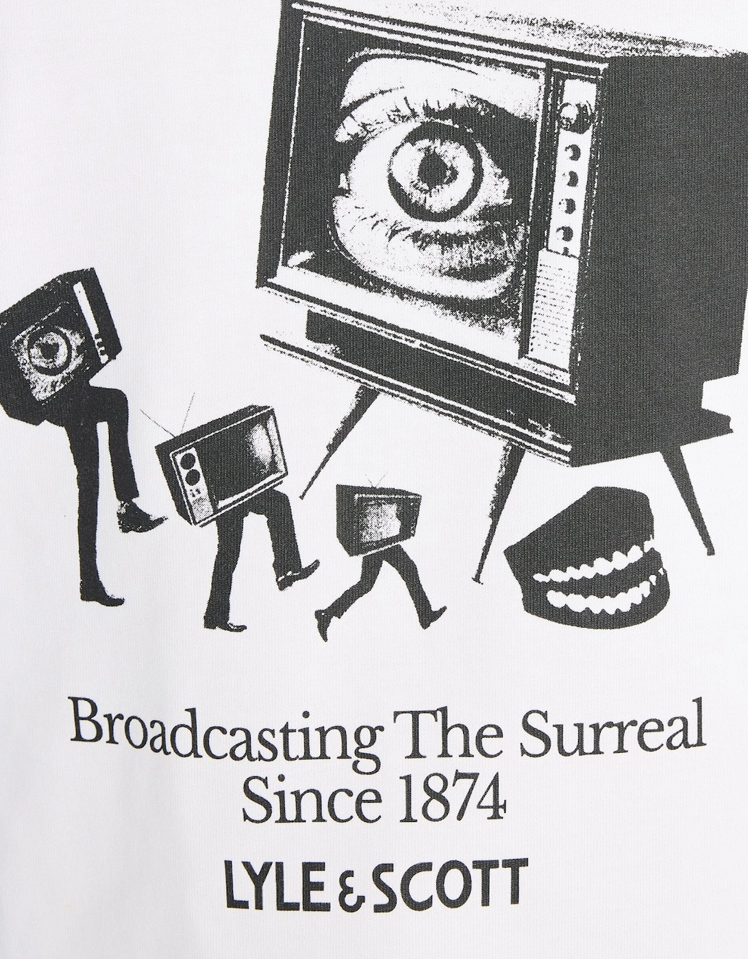 TV Channel Chest Graphic T-Shirt