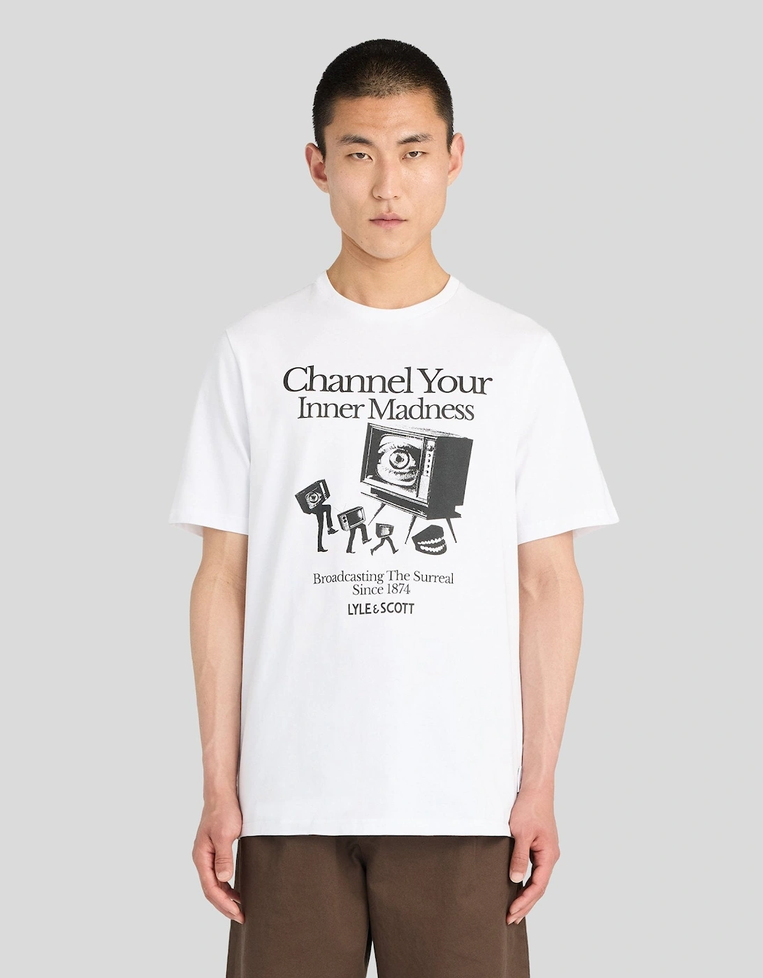 TV Channel Chest Graphic T-Shirt