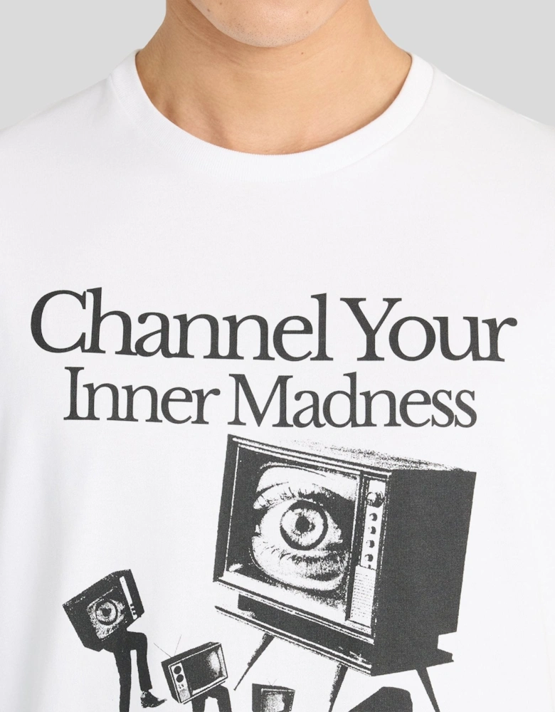 TV Channel Chest Graphic T-Shirt