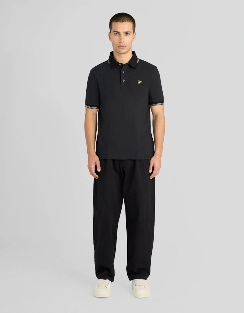 Fine Cotton Tipped Polo Shirt