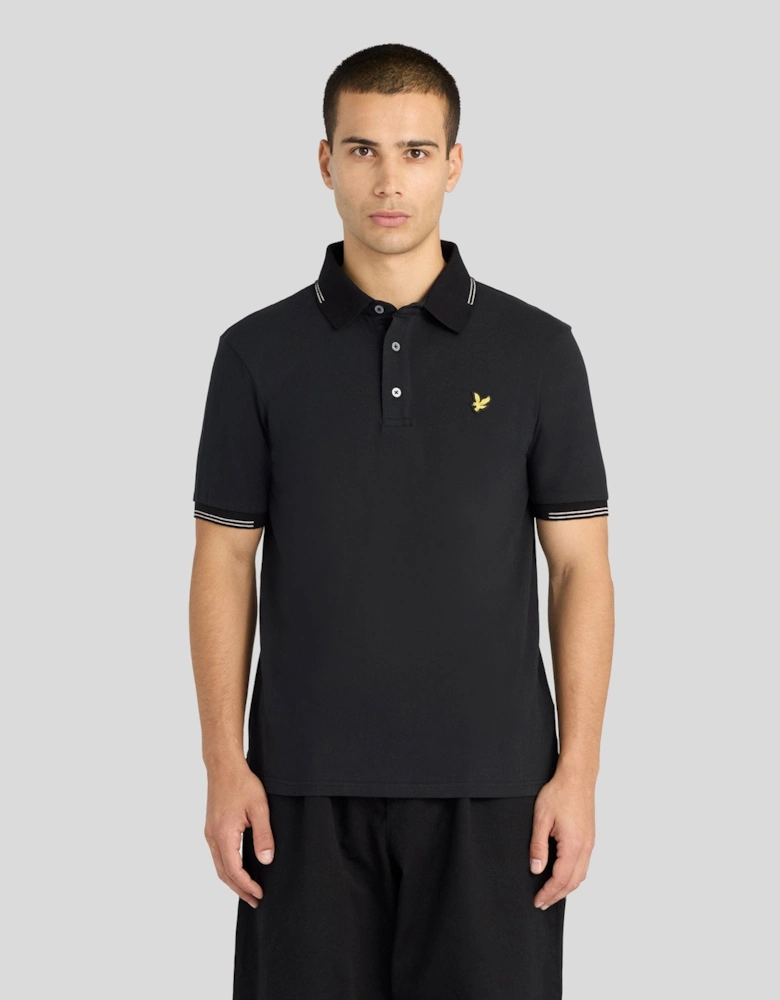 Fine Cotton Tipped Polo Shirt