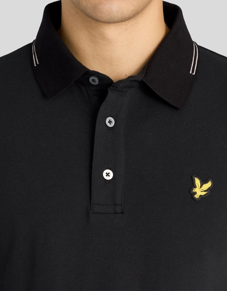 Fine Cotton Tipped Polo Shirt