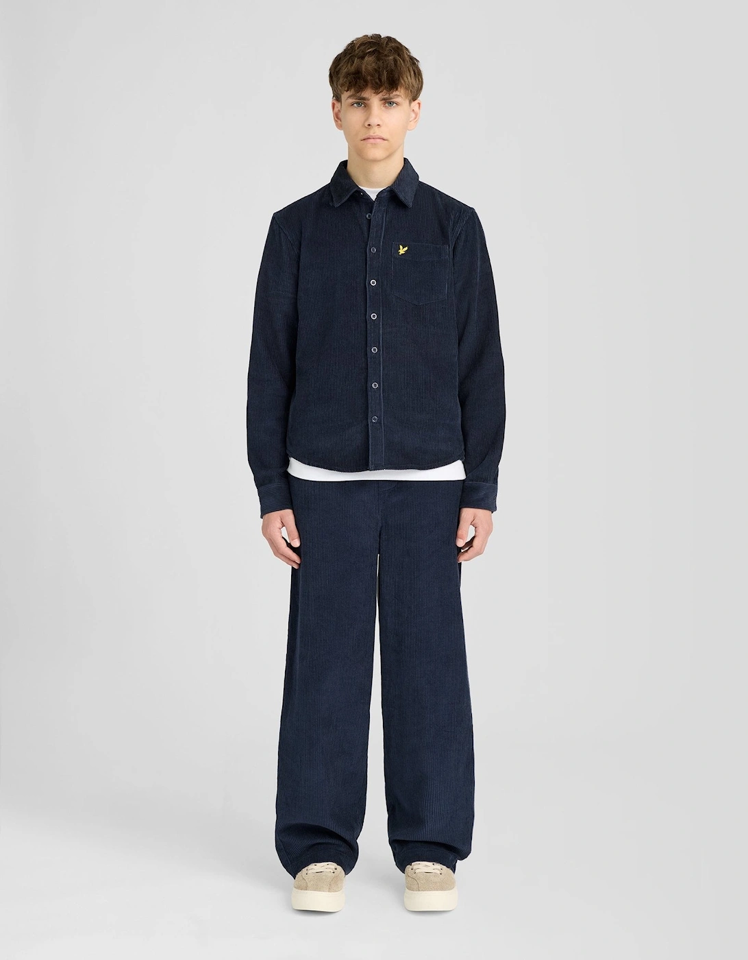 Straight Leg Corduroy Trousers