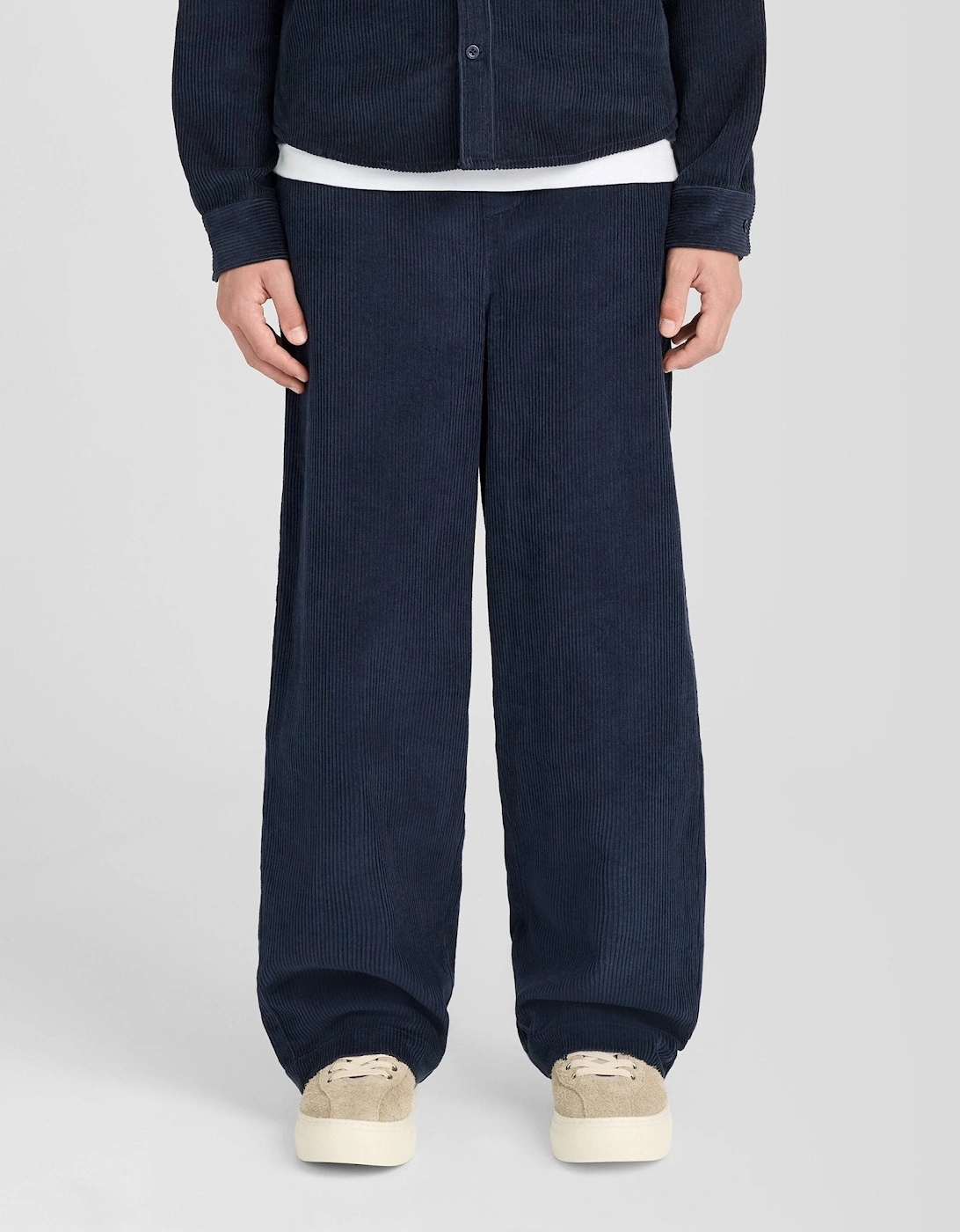 Straight Leg Corduroy Trousers