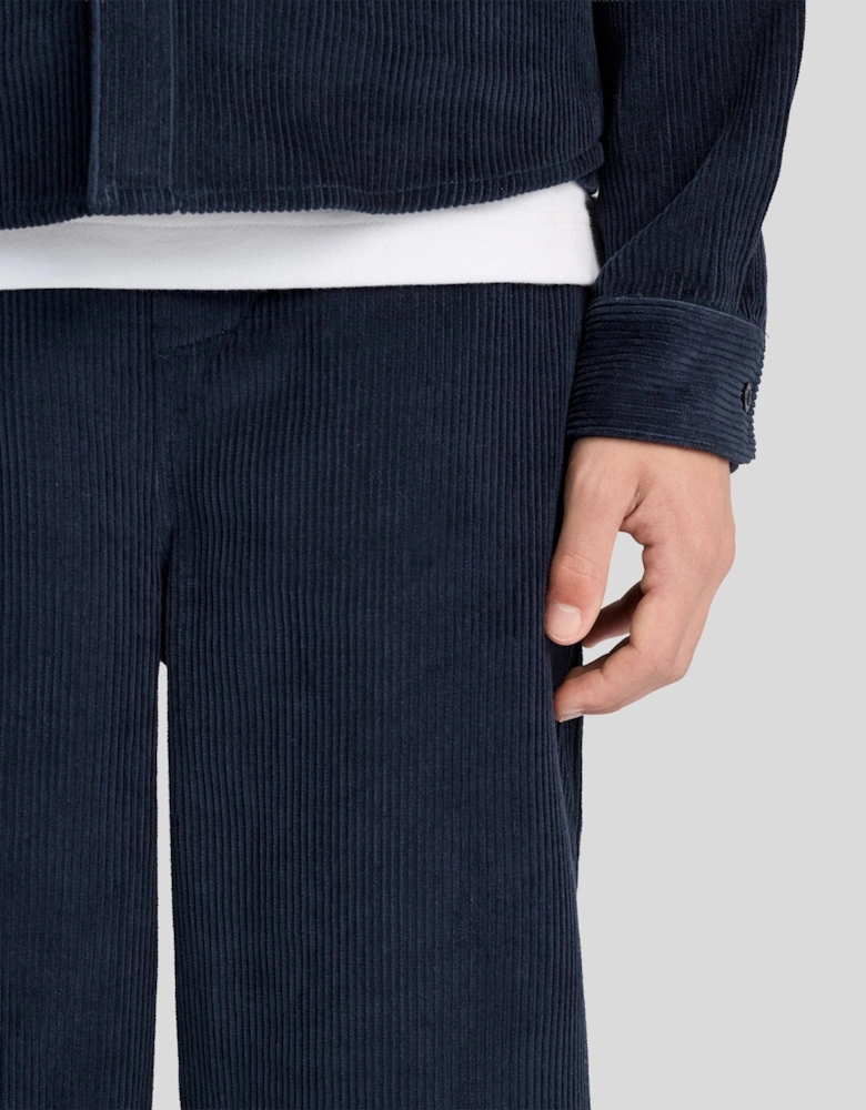 Straight Leg Corduroy Trousers
