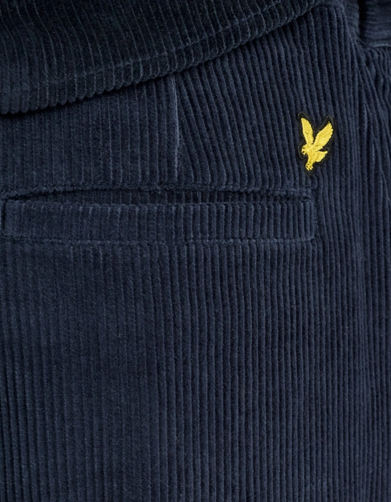 Straight Leg Corduroy Trousers