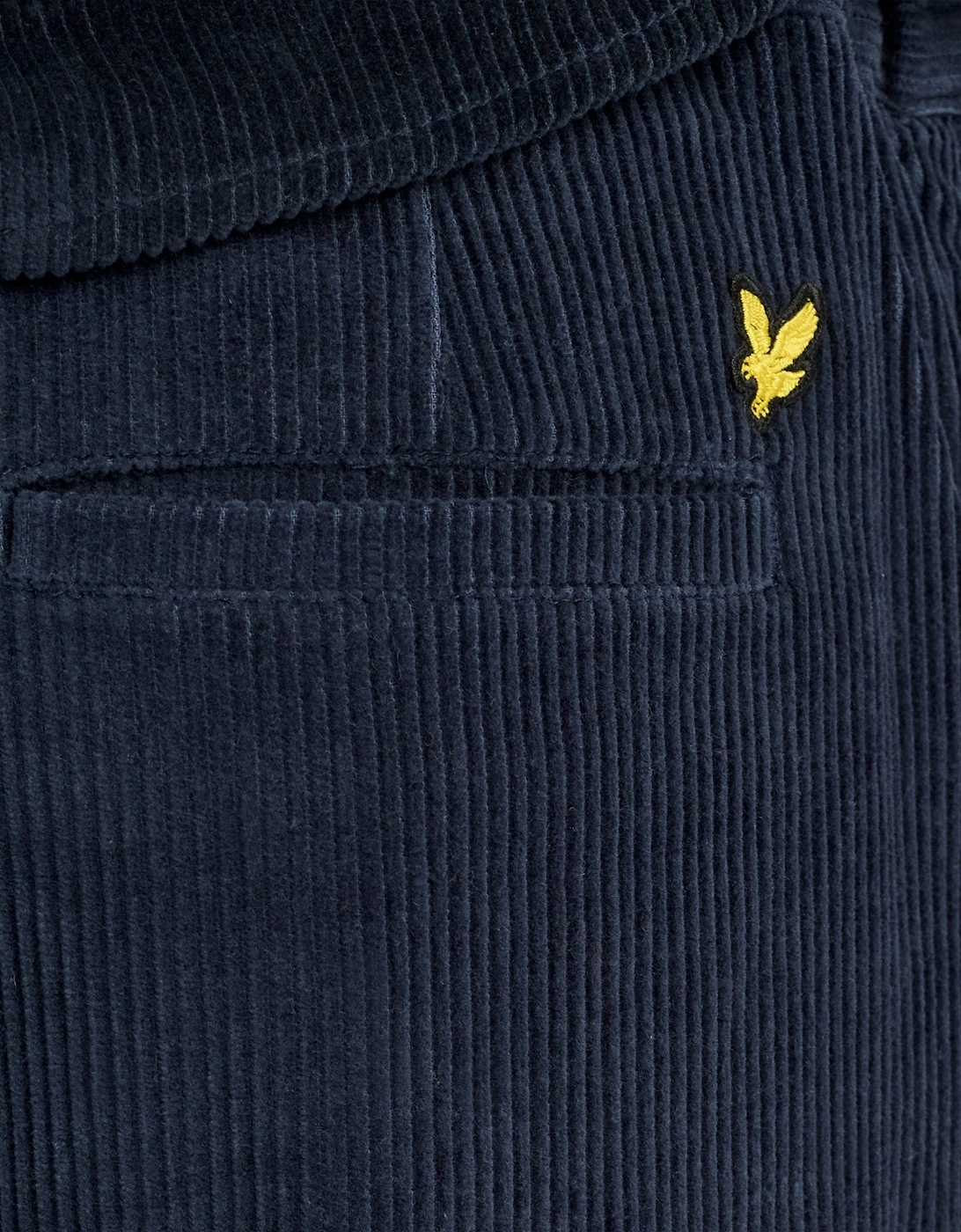 Straight Leg Corduroy Trousers
