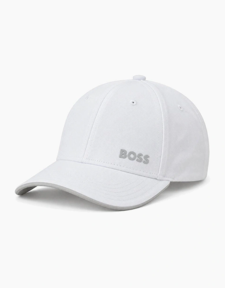 BOSS Bold Cotton Twill Cap White